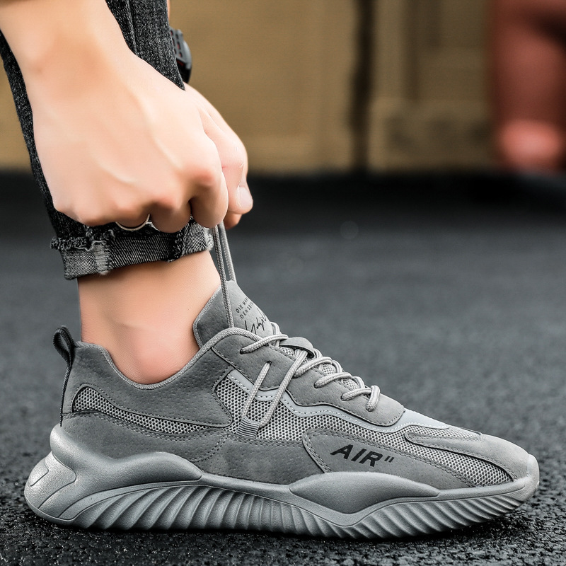 2025 New Winter Breathable Korean Style Trendy Mesh Sports Men's Shoes Versatile Casual Spring Running Dad Shoes 2025 New Winter Breathable Korean Style Trendy Mesh Sports Men's Shoes Versatile Casual Spring Running Dad Shoes