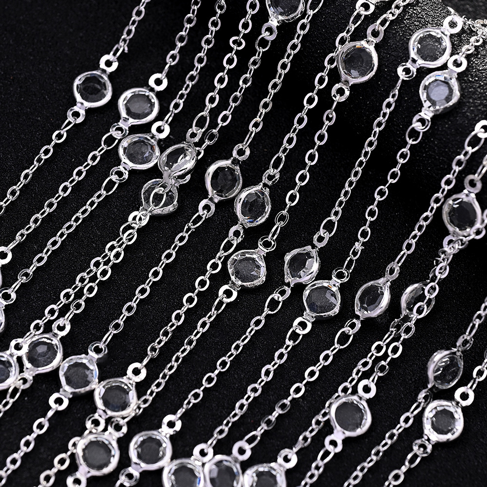 Europa y América nuevas cadenas de cabello de bordas largas exageradas diamante bandas de cabello temperamento vestido accesorios Headwear mujeres