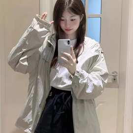 超好看防晒衣女夏季2025新款户外防紫外线轻薄透气防晒服速干外套