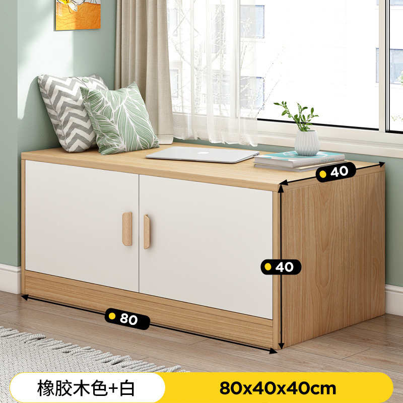 Armario de la ventana de la Bahía Gabinete de la ventana de pie gabinete de balcón del hogar gabinete del piso del dormitorio gabinete bajo armario del balcón de almacenamiento en el pecho de cajones