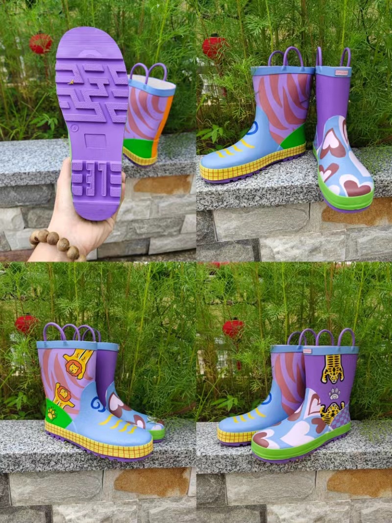 타이거 만다린 덕 레인부츠