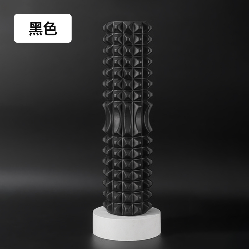 EVAフォームローラー、狼牙棒、背中の痩身筋肉リラクゼーションローラー、三日月型フィットネススポーツマッサージソリッドヨガコラム|undefined
