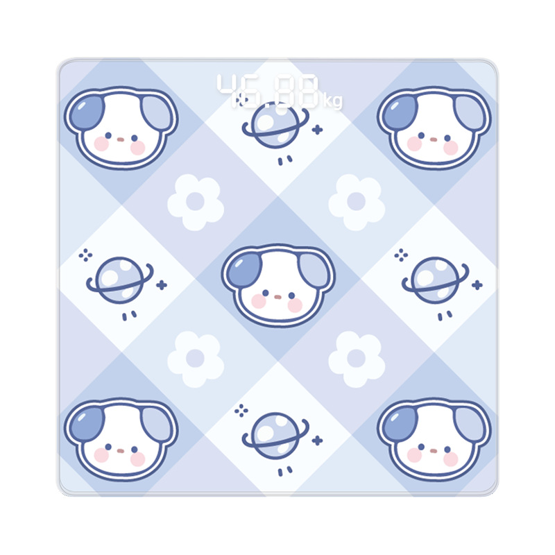 2025 New Cross-border Intelligent Body Fat Scale Charging Cartoon Electronic Scale Household Weighing Scale Adult Precision Fat Measurement