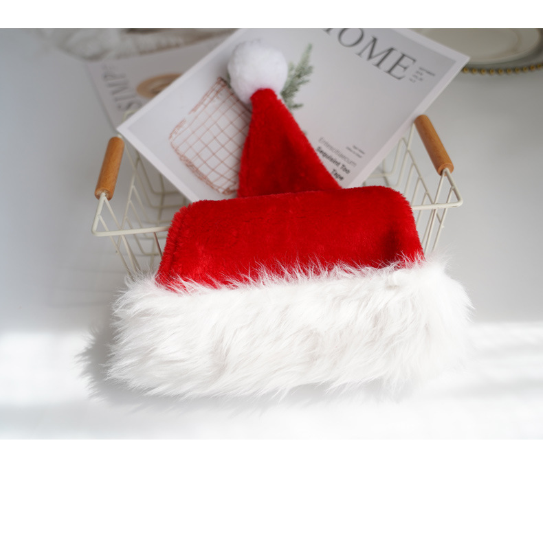 国境を越えたクリスマス帽の子供の短い帽子の長い帽子の大人の新しい祝日のパーティーの装飾品の不織布の帽子|undefined