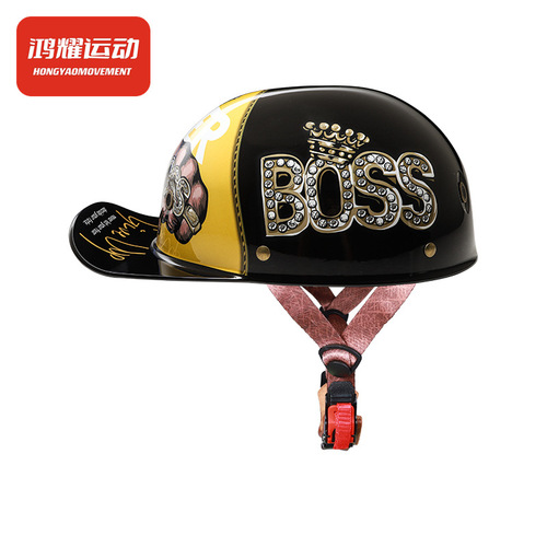 3c certified retro personalized baseball cap helmet cycling helmet unisex summer motorcycle helmet wholesale manufacturer