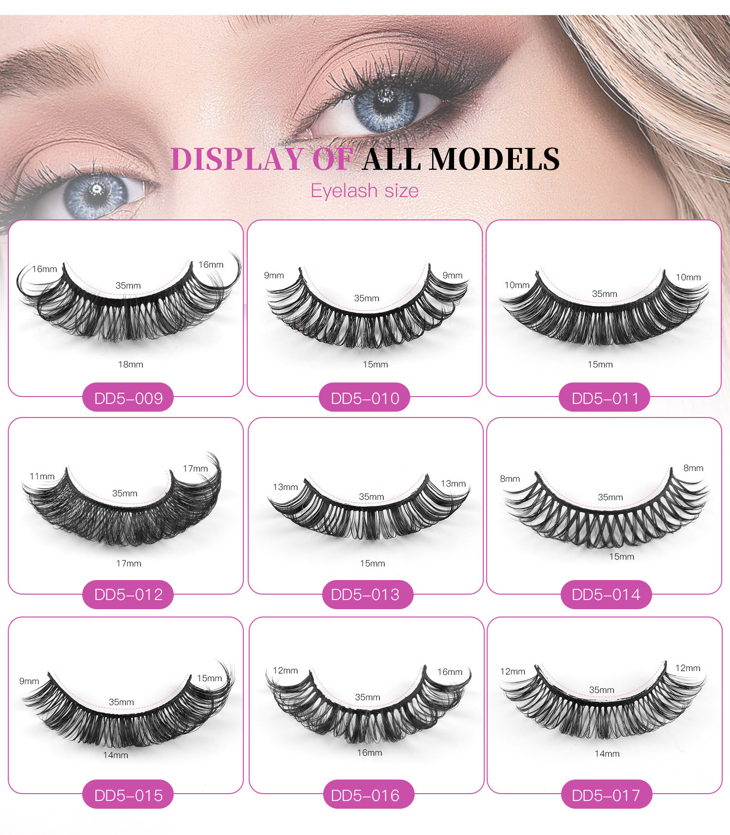 Simple Style Solid Color Artificial Fiber False Eyelashes 1 Piece display picture 3