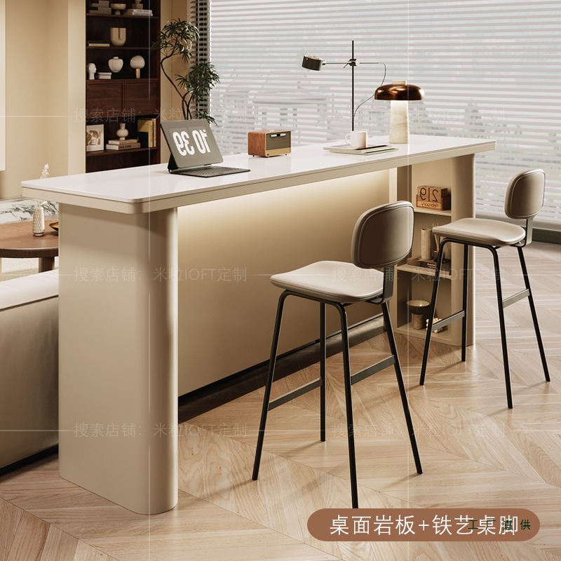 Living Room Sofa Back Bar Table Long Table Small Apartment Wall Partition Slate Island Table Dining Bar Coffee Table Can Be Customized