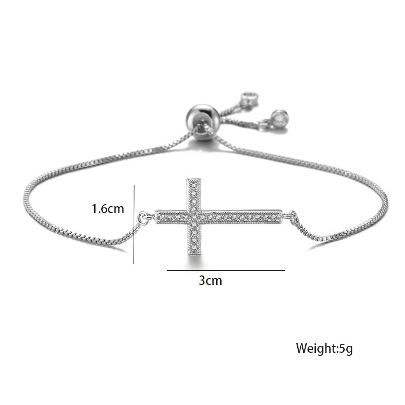 New Product Classic Cross Bracelet Adjustable Jewelry display picture 1