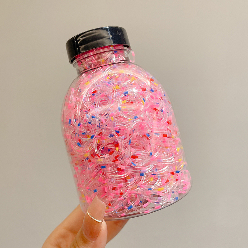 Pequeña banda de goma disponible negra para las mujeres, alta banda de goma elástico y durable, Banda del pelo, Banda del pelo para las muchachas