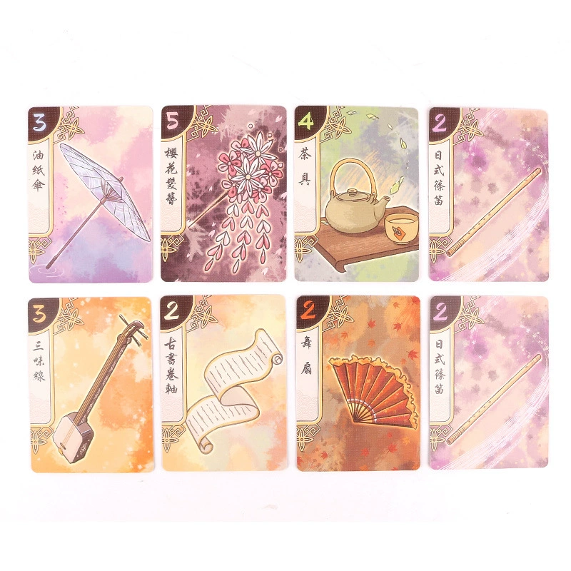 Board game, card for double, for beloved, new version