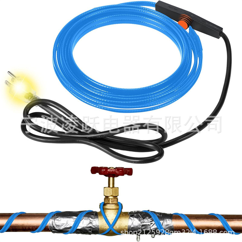 Kanayu 水管加热电缆内置恒温器防冻保护自调节 120 伏加热胶带