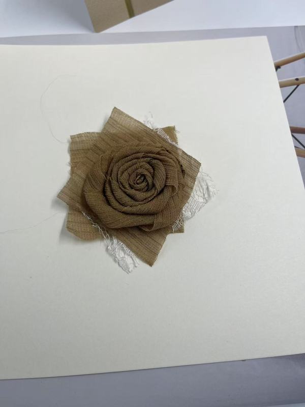 时尚小清新布艺卷花半成品玫瑰花辅料服装鞋帽包辅料diy配饰批发|undefined