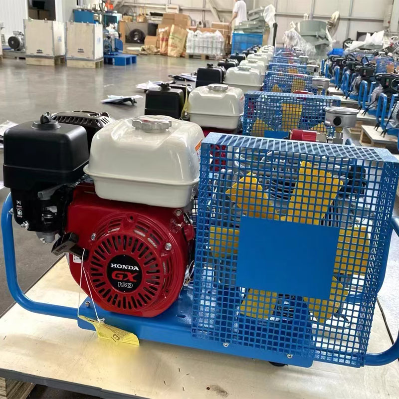 Zhongrun rescate contra incendios bomba de aire comprimido respirador 6.8L bomba de aire respirador contra incendios de presión positiva