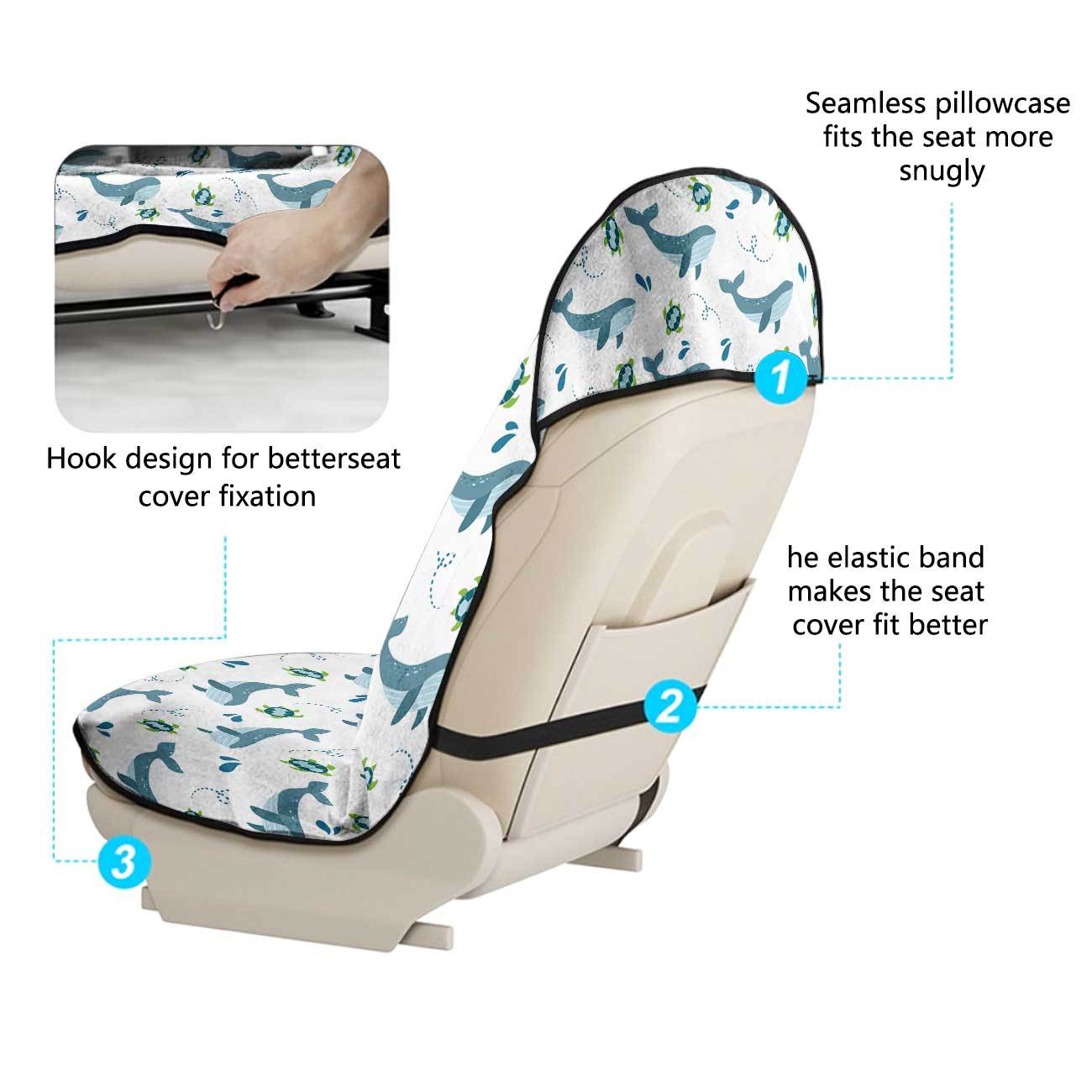 Marine seat towel cover front seat protector suitable for gym and exercise, universal for all seasons and car use