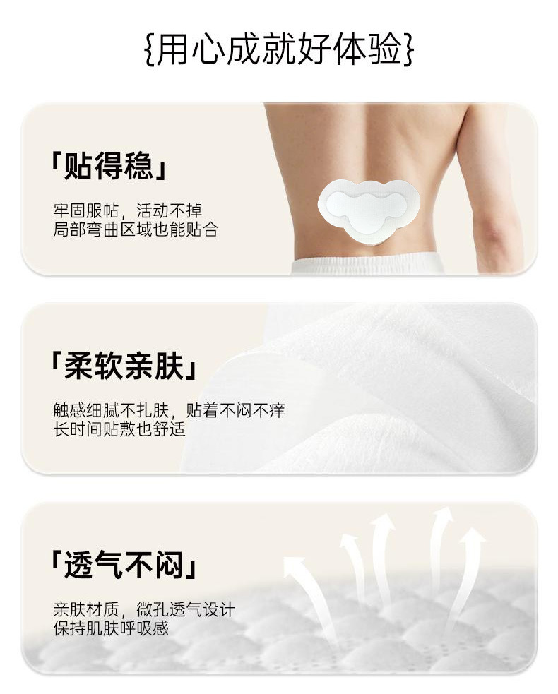 Liuwei Dihuang Herbal Heat Patch with Nanyang Mugwort for Warming Acupoint Care 5 Patches per Box preparation