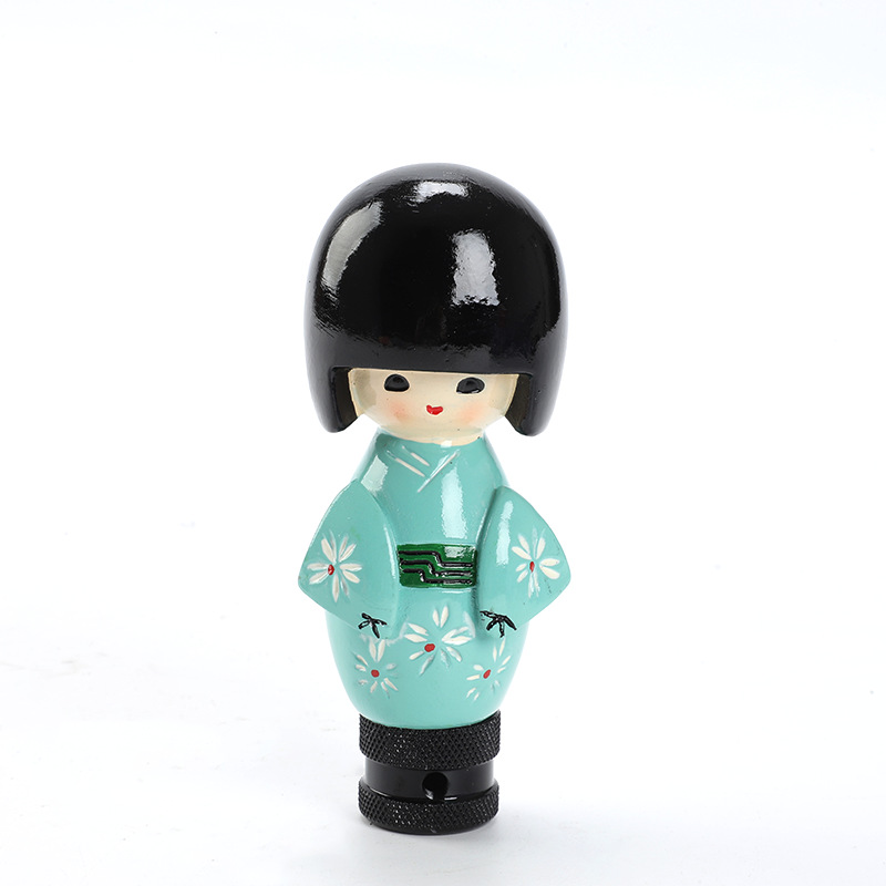Shift Knob Manual — Universal Cab and accessories - 708-japanese-doll-green