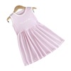 Summer girl's skirt, children's small princess costume, sleevless dress for leisure, Korean style, children's clothing, wholesale