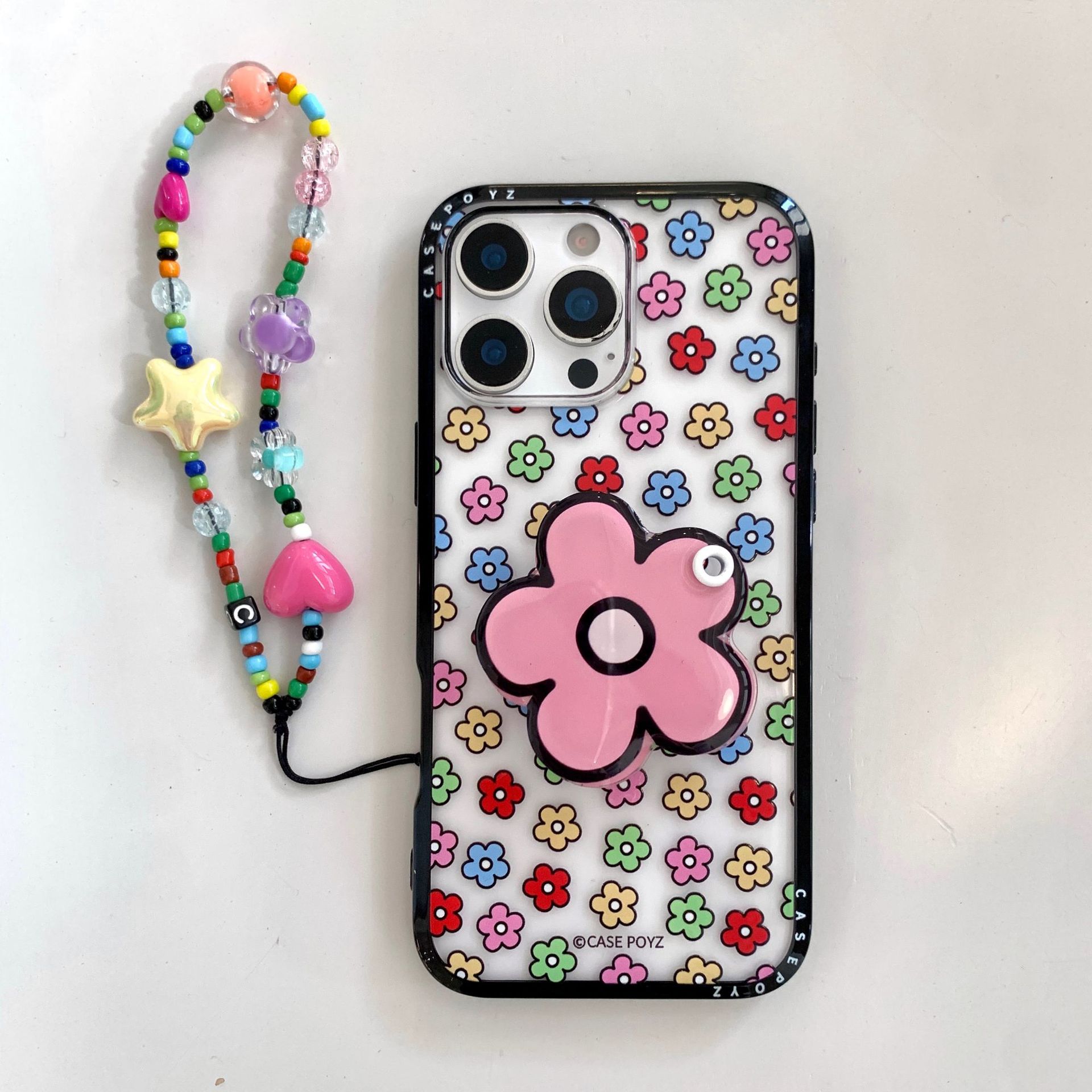 Flores de dopamina de colores para iPhone15/16 funda para teléfono móvil 16ProMax verano 14/13 nuevo 15PM hembra