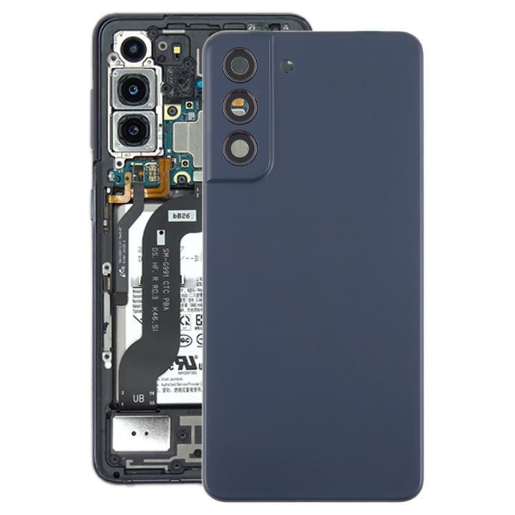Para Samsung para Galaxy S21 FE SM-G990B Batería trasera cubierta con anillo de fase