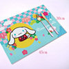Cartoon Japanese table mat PVC, dinner plate, anti-scald, wholesale