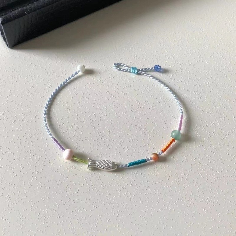 新しい中国風の蓮の星手織りブレスレットニッチ蝶織りブレスレットシンプルなハイエンドアクセサリーブレスレット|undefined
