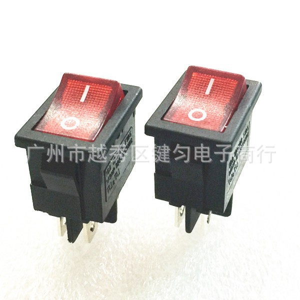 供应RLEIL牌子船型开关红灯 KCD1带灯船型开关 有UL ENEC认证