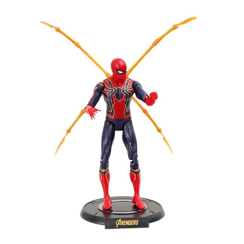 アベンジャーズフィギュアキャプテンアメリカスパイダーマンアイアンマンレッドジャイアントライトレス人形モデル装飾品卸売|undefined