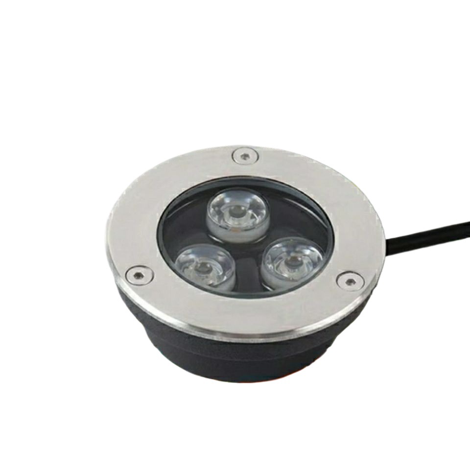 LED lámpara enterrada ultra delgada lámpara de suelo exterior impermeable redonda pasillo lámpara de pasillo incrustado paso cuadrado lámpara de suelo pequeña image 5