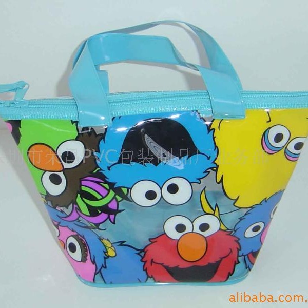 PVC礼品袋胶骨袋化妆品收纳袋手挽袋购物袋日用品包装袋洗 手液袋