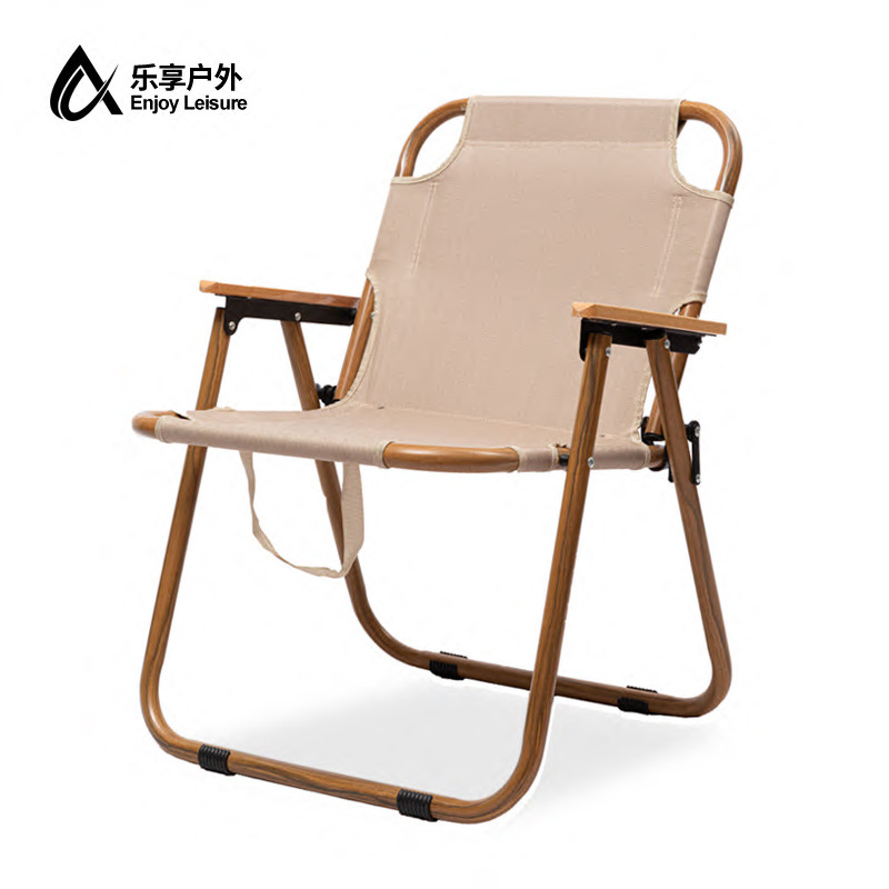 Aleación de aluminio portátil al aire libre ocio durable camping playa barbacoa con apoyabrazos respaldo sola silla plegable