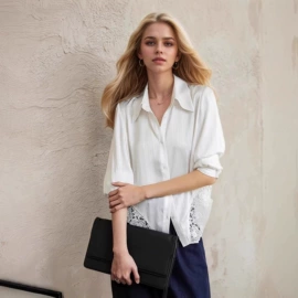 皮草;其他短外套;蕾丝衫雪纺衫