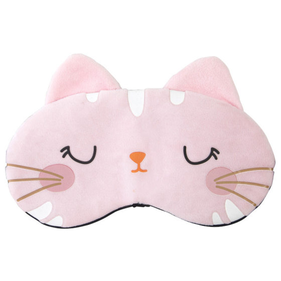 Cartoon cute plush sleep eye mask shading sleep hot compress ice eye mask ice bag children eye mask wholesale logo
