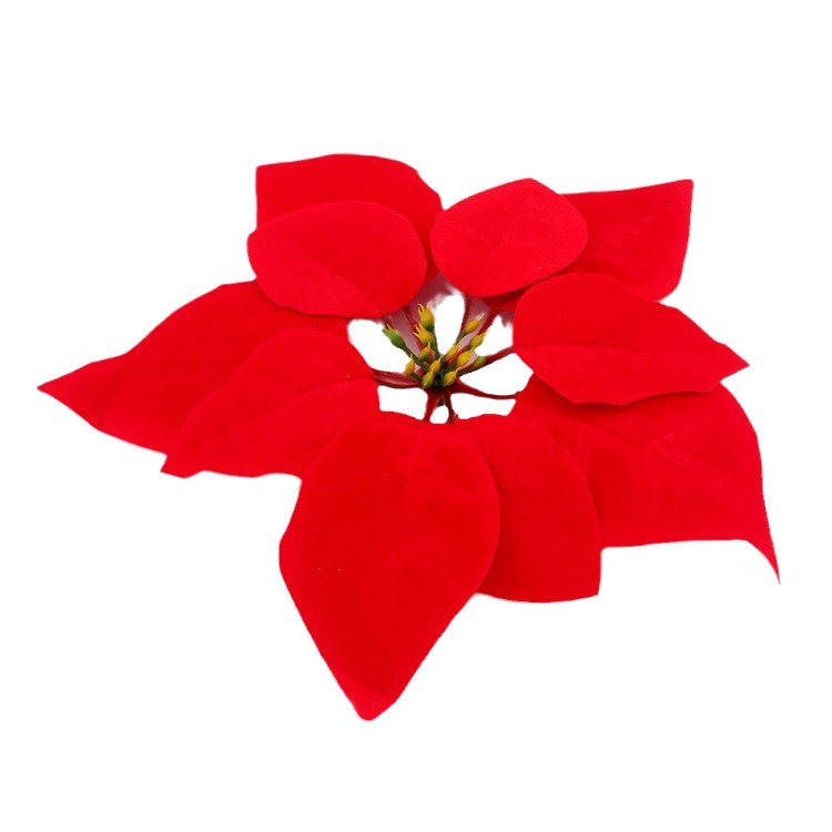 Flores de Navidad decoraciones de flores de Navidad guirlandas regalos de Navidad árbol de Navidad colgante joyas