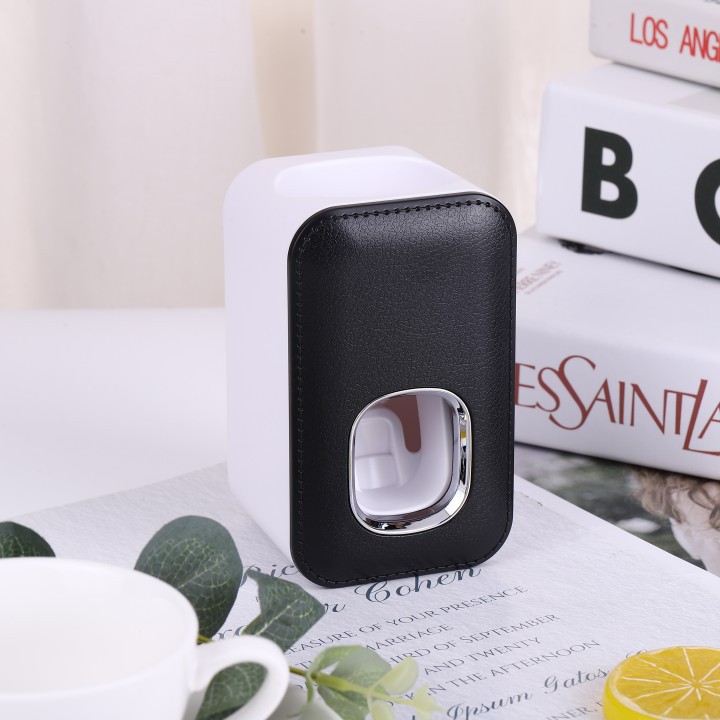 Automático de pasta de dientes exprimidor de hogar montado en la pared Punch-libre perezoso pasta de dientes exprimidor