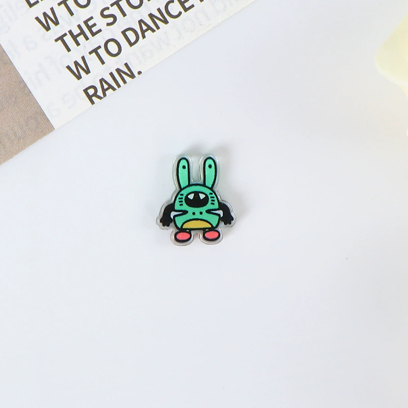 Acrylic monster, baby rocker, accessory, 2cm, handmade