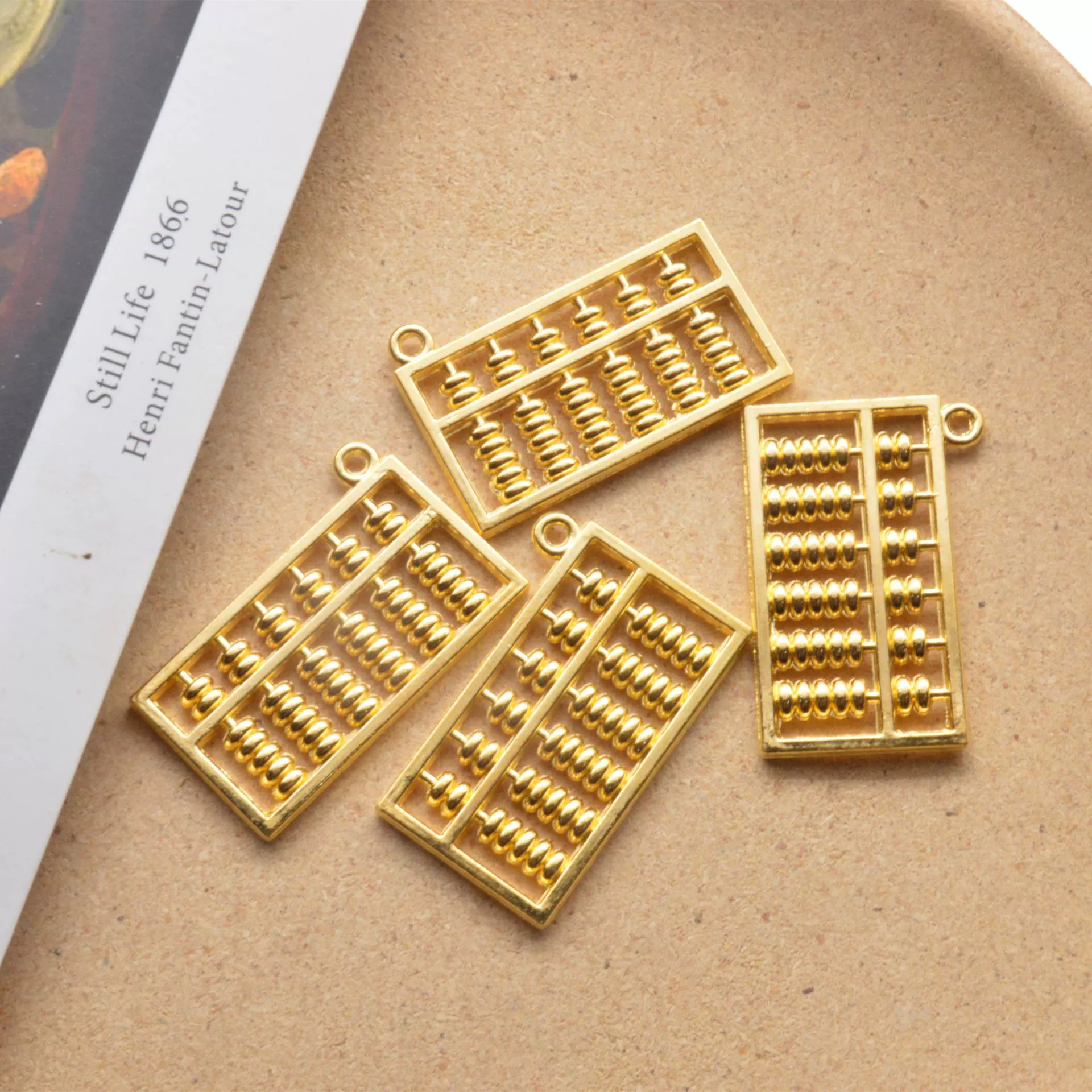 Сплав 4,1 см большие счеты офисные украшения DIY Чехол для мобильного телефона металлические аксессуары кулон клей капля уплотнение