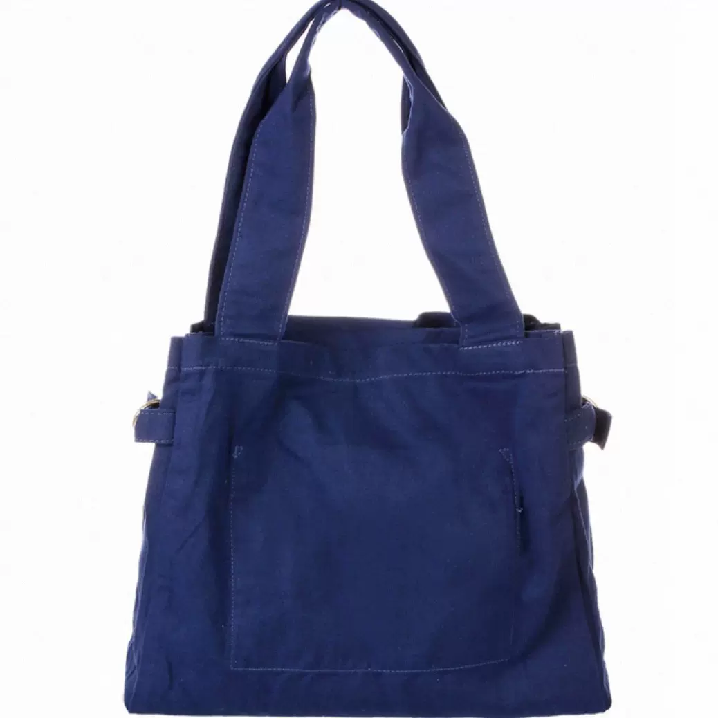 厂家直发纯色棉麻单肩包便携托特包购物袋可加logo