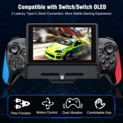 Switchゲームハンドルストレートハンドル6軸体感連発機能付き