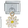 0062 Colorful Ten Petal Flowers-White