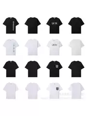 Cross-border D Home 25SS Logo High Quality Crewneck Loose Pure Cotton Short Sleeve Unisex Casual Fashion Versatile T-Shirt