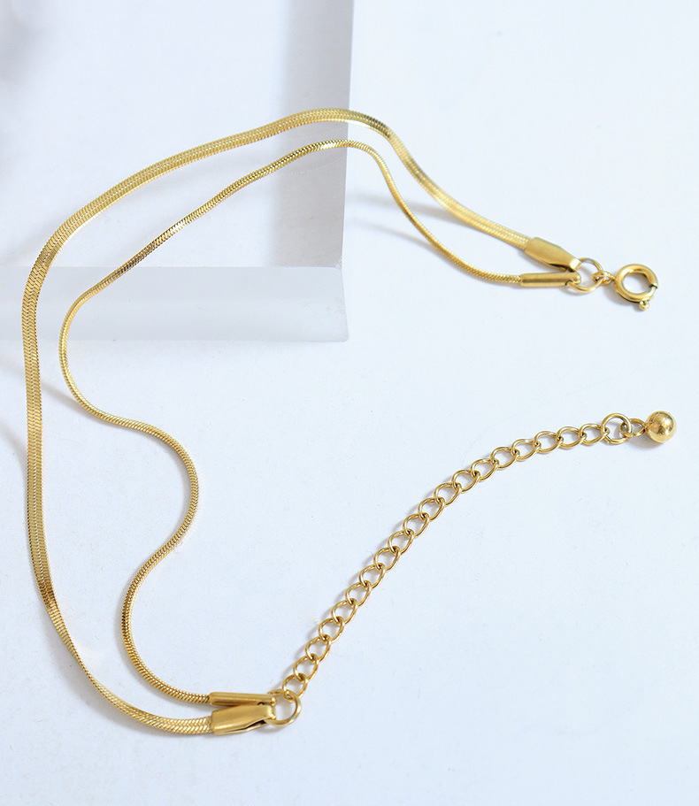 Daily Occasion 304 Stainless Steel Material PVD Coated Real Gold Plated 18K Gold Geometric 304 Stainless Steel Simple Style Waterproof Non Tarnish 304 Stainless Steel Bracelets