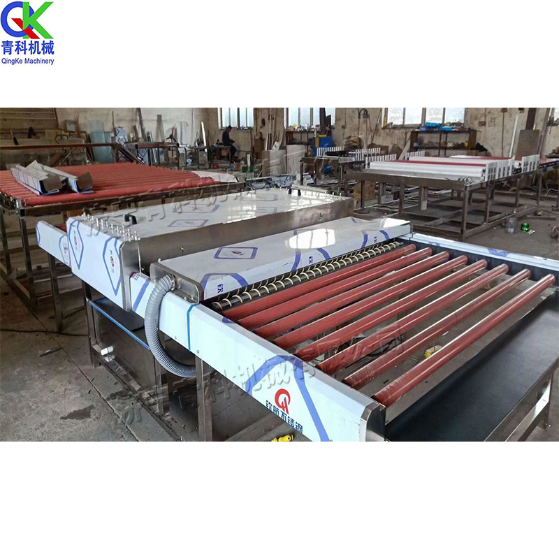 Fully Automatic Glass Cleaning Machine Furniture Glass Shelf Cleaning Equipment Glass Cleaning and Drying All-In-One Machine