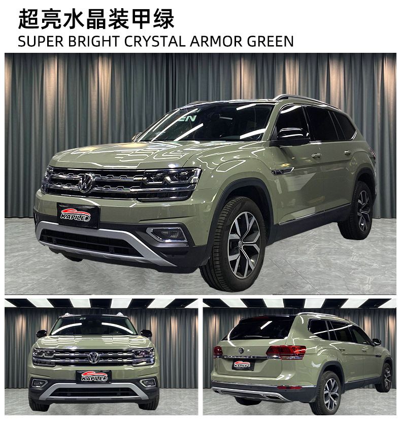 Car Color Changing Film Source Factory Pet Material Color Changing Film Super Bright Metal Midsummer Purple Polymer Pvc Color Changing Film