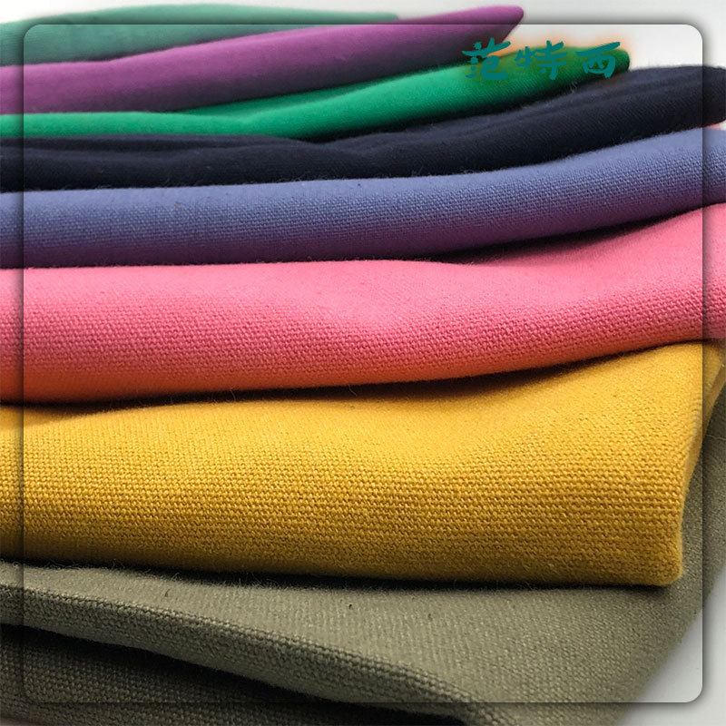 Lona colorida de algodón puro más vendida en stock 6A8A12A16A material para zapatos de equipaje tela gran cantidad preferencial directo del fabricante