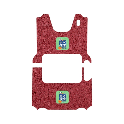 Emma Le Tao CA500 Electric vehicle foot mat - emma-letao-foot-mats-burgundy-safe-entry-and-exit-free-fixing-stickers