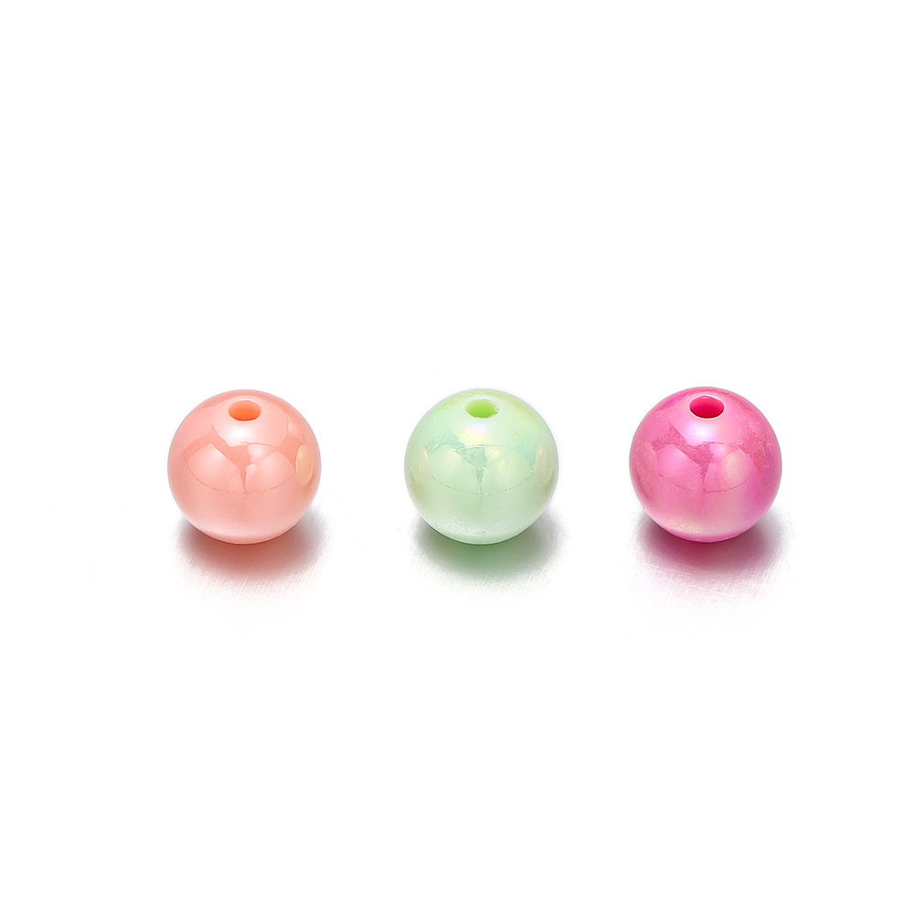 1 Set Diameter 10mm Diameter 6 Mm Diameter 8mm Hole 1~1.9mm Hole 2~2.9mm Arylic Round Polished Beads display picture 21