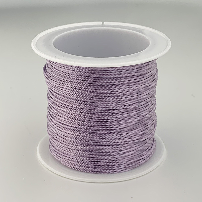 12 hilos de alambre trenzado hilo rojo hilo de color Morandi cuerda trenzada collar cuerda cuerda trenzada a mano material de bricolaje