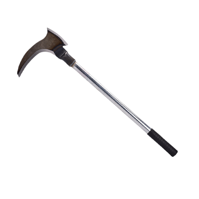 锰钢镰刀割草刀砍割两用户外长柄多功能除草刀