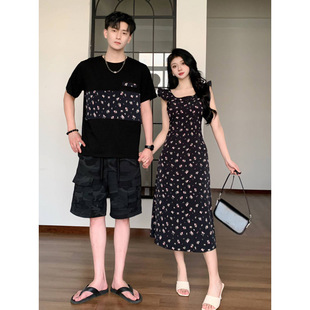 Couple dress men's T-shirt 2025 a generation of hair