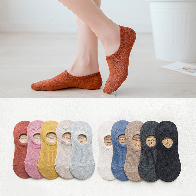Socks women invisible summer sports leisure non-slip women socks short socks low shallow mouth boat Socks cotton socks manufacturers wholesale